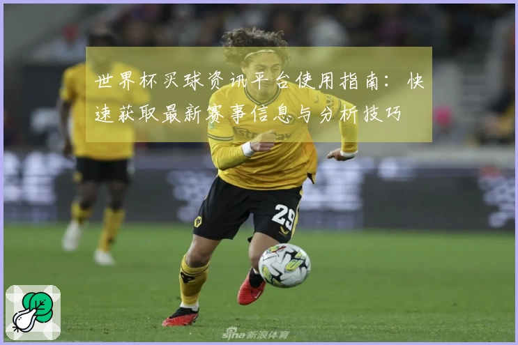 世界杯买球资讯平台使用指南：快速获取最新赛事信息与分析技巧